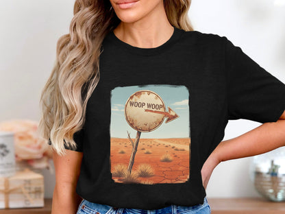 Woop Woop Outback Sign Road Trip T-Shirt