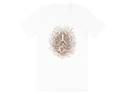 Overgrown Rib Cage Floral T-Shirt - Anatomical Botanical Art