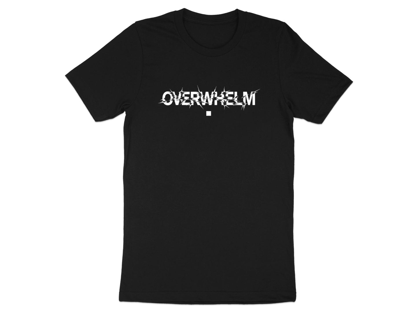 Overwhelm Shattered Glass Graphic Tee