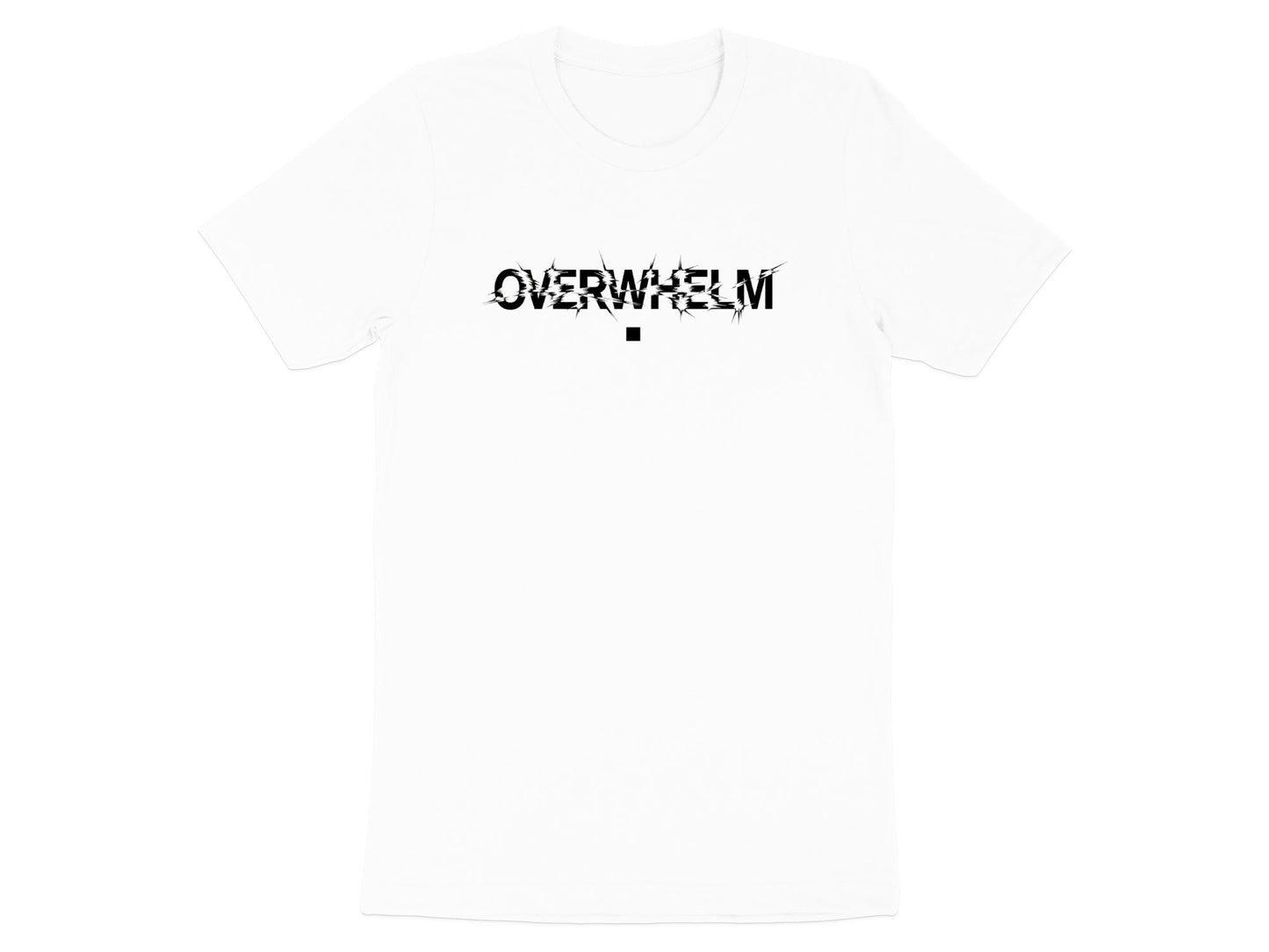 Overwhelm Shattered Glass Graphic Tee