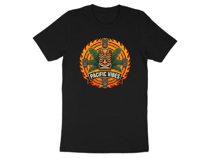 Pacific Vibes Tiki Mask Tropical Men's Tee