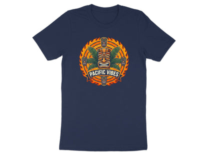Pacific Vibes Tiki Mask Tropical Men's Tee