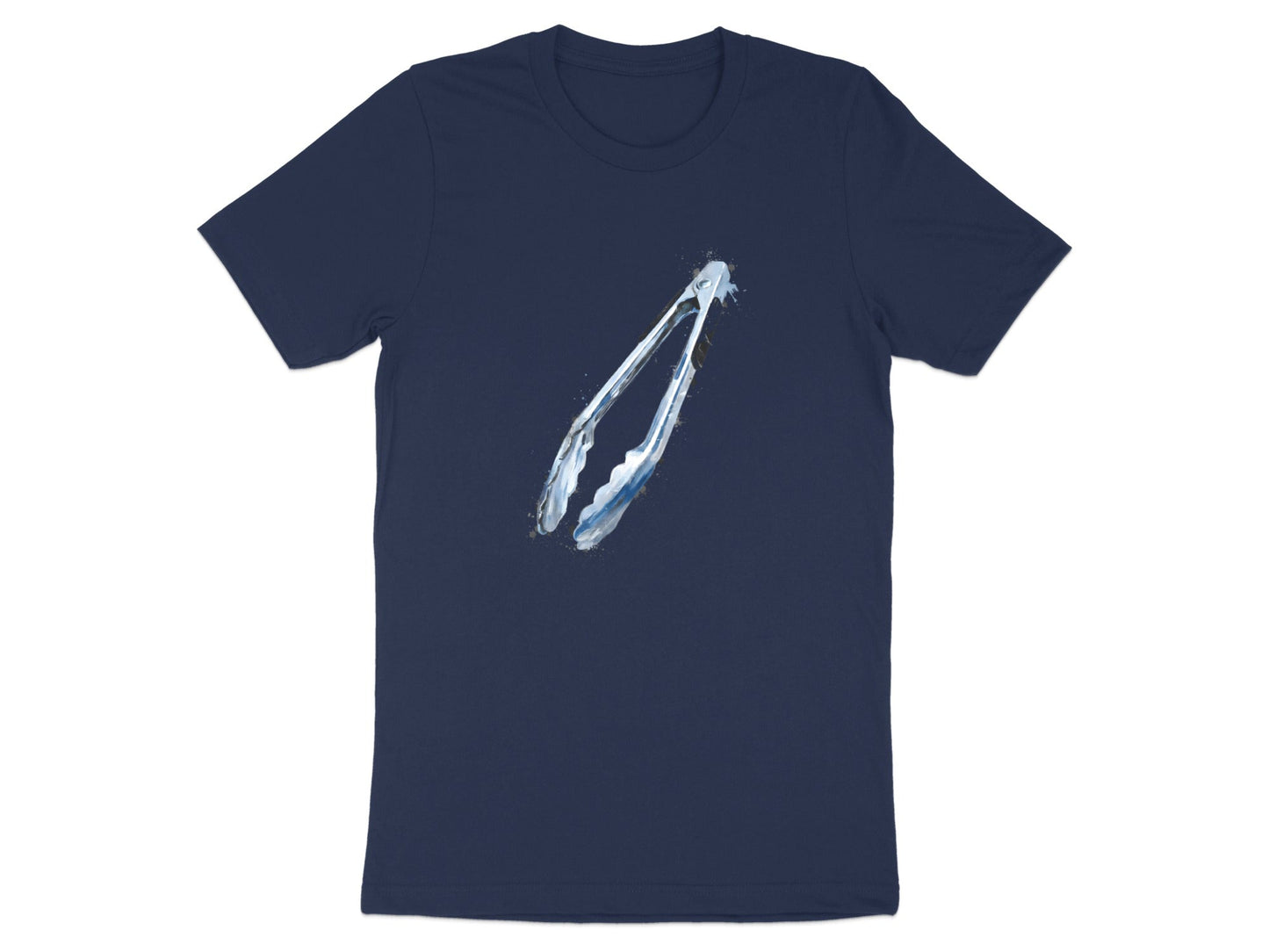 Painterly Grilling Tongs Artistic Tee