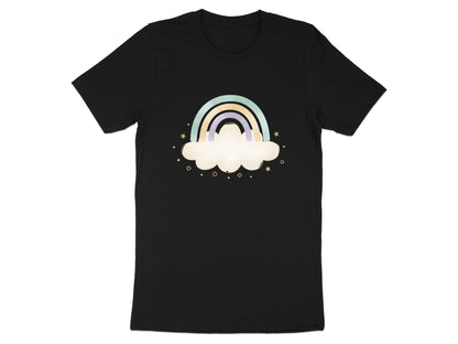 Pastel Boho Rainbow & Cloud Graphic Tee