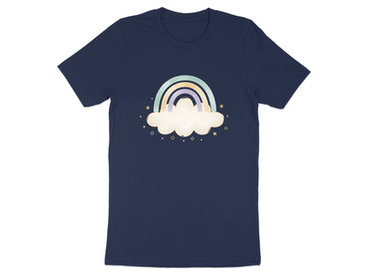 Pastel Boho Rainbow & Cloud Graphic Tee