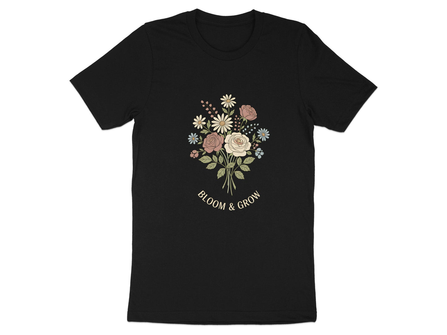 Bloom & Grow Vintage Rose Bouquet Tee