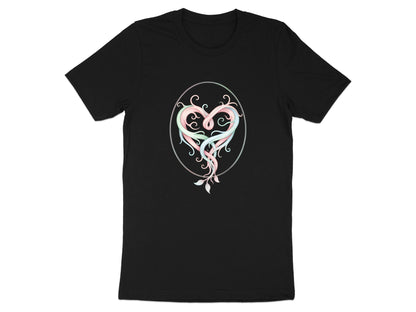 Pastel Swirl Emotional Heart Graphic Tee