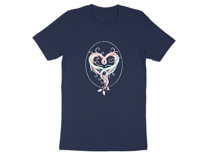 Pastel Swirl Emotional Heart Graphic Tee