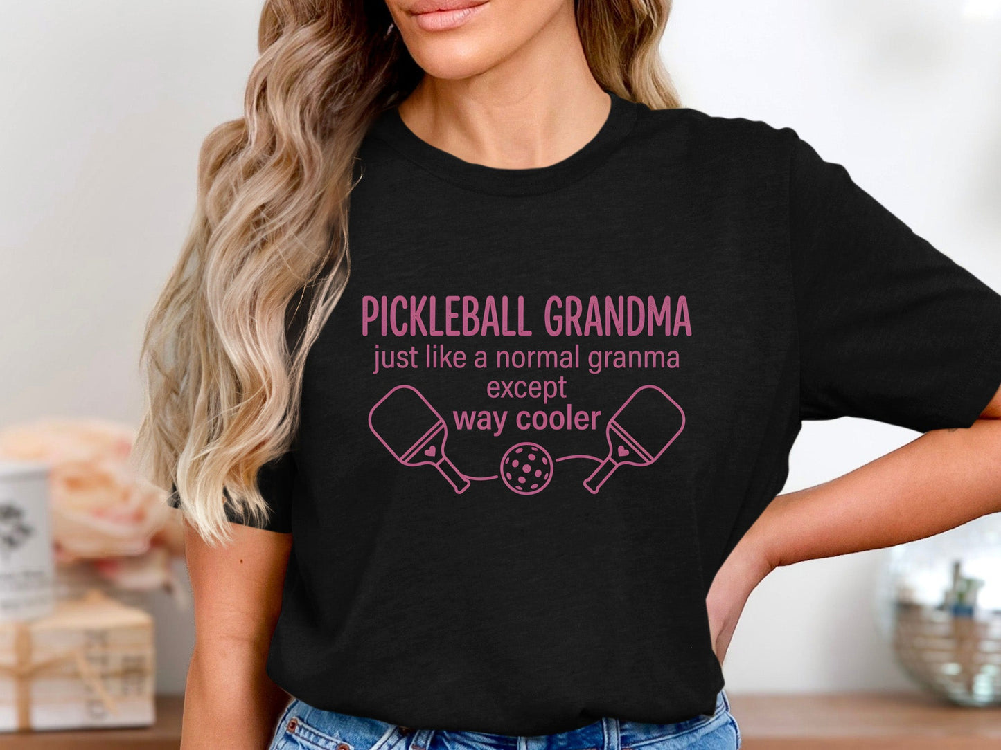 Cool Pickleball Grandma Graphic Sports T-Shirt