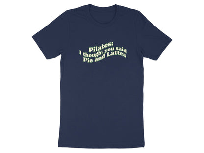 Pie and Lattes Pilates Graphic Tee - Retro Green