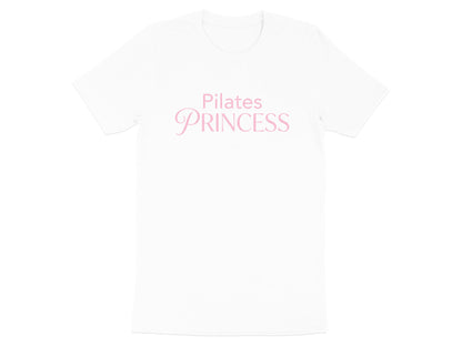Pilates Princess Pink Graphic T-Shirt - Script Font