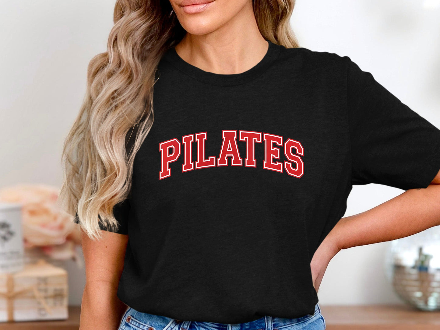 Varsity Style Pilates Collegiate T-Shirt