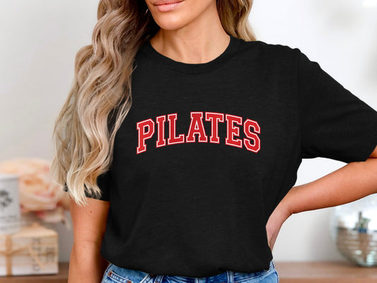 Varsity Style Pilates Collegiate T-Shirt