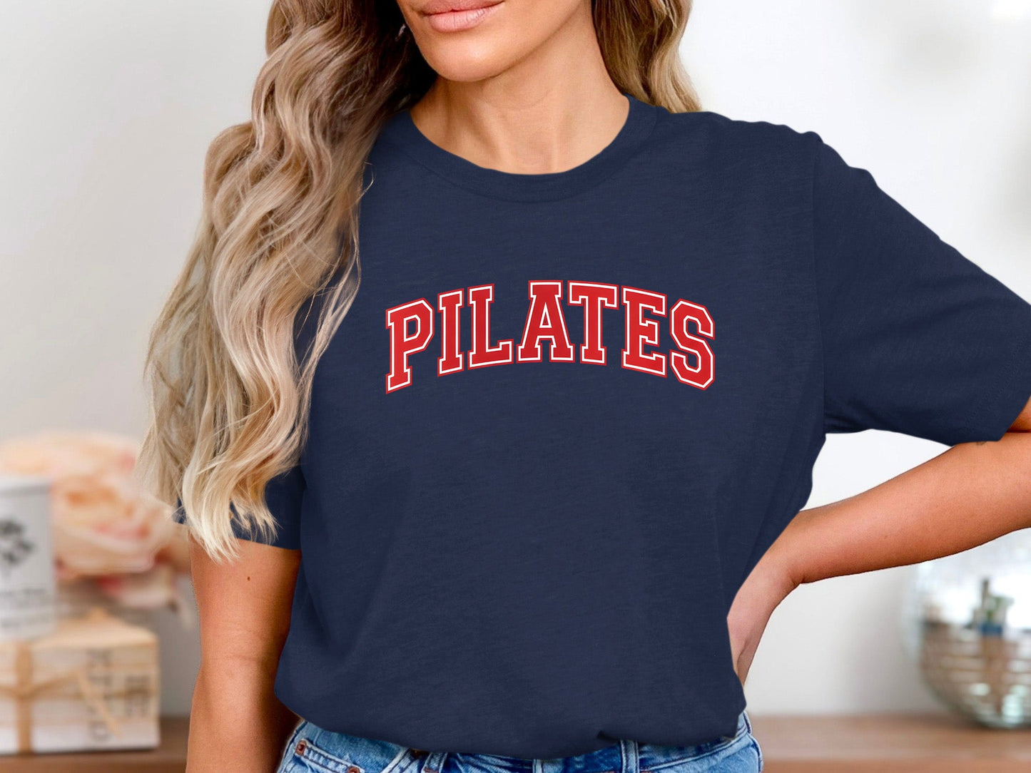 Varsity Style Pilates Collegiate T-Shirt