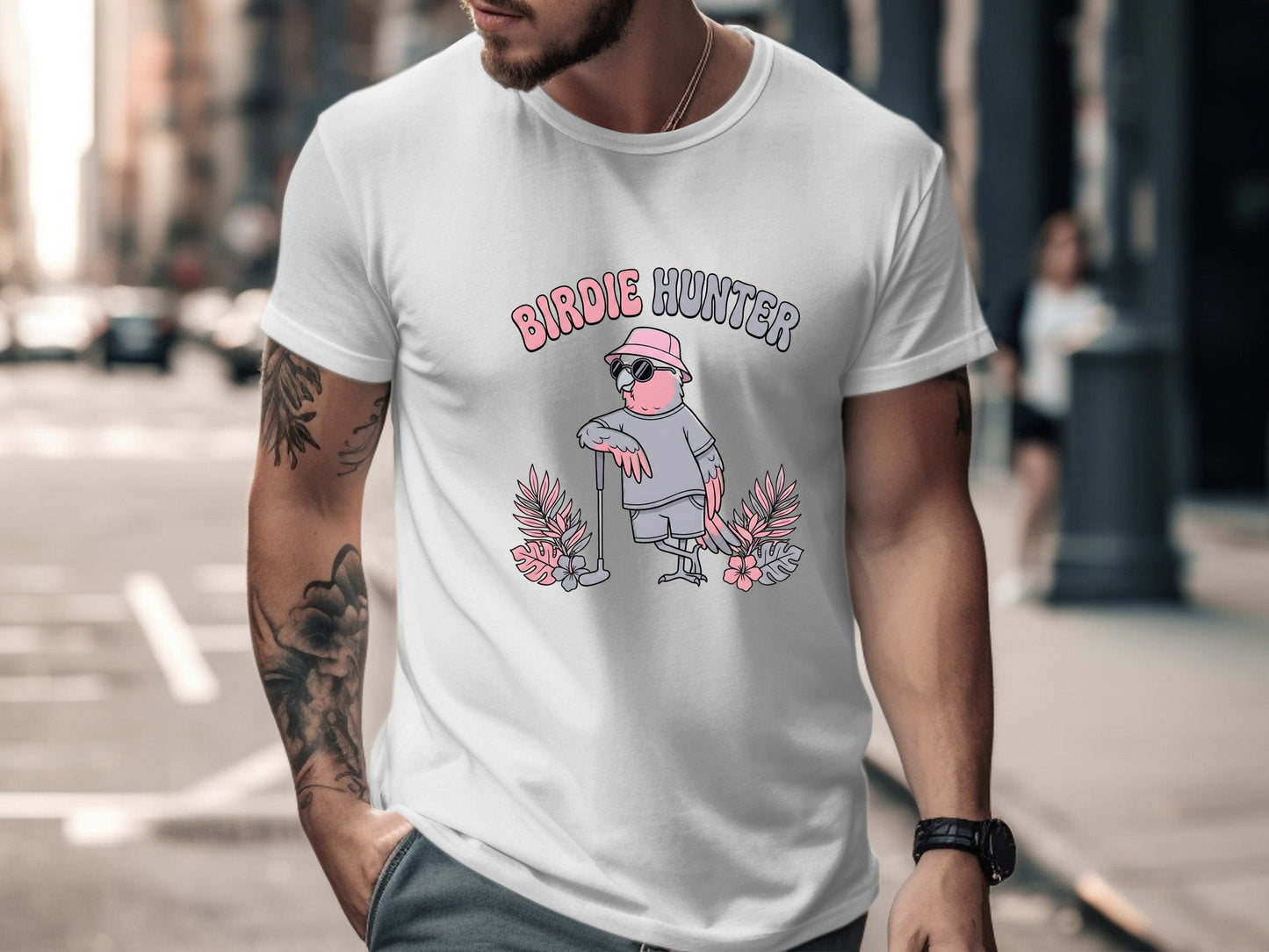 Birdie Hunter Funny Galah Golf T-Shirt