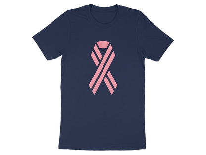 Modern Pink Awareness Ribbon T-Shirt