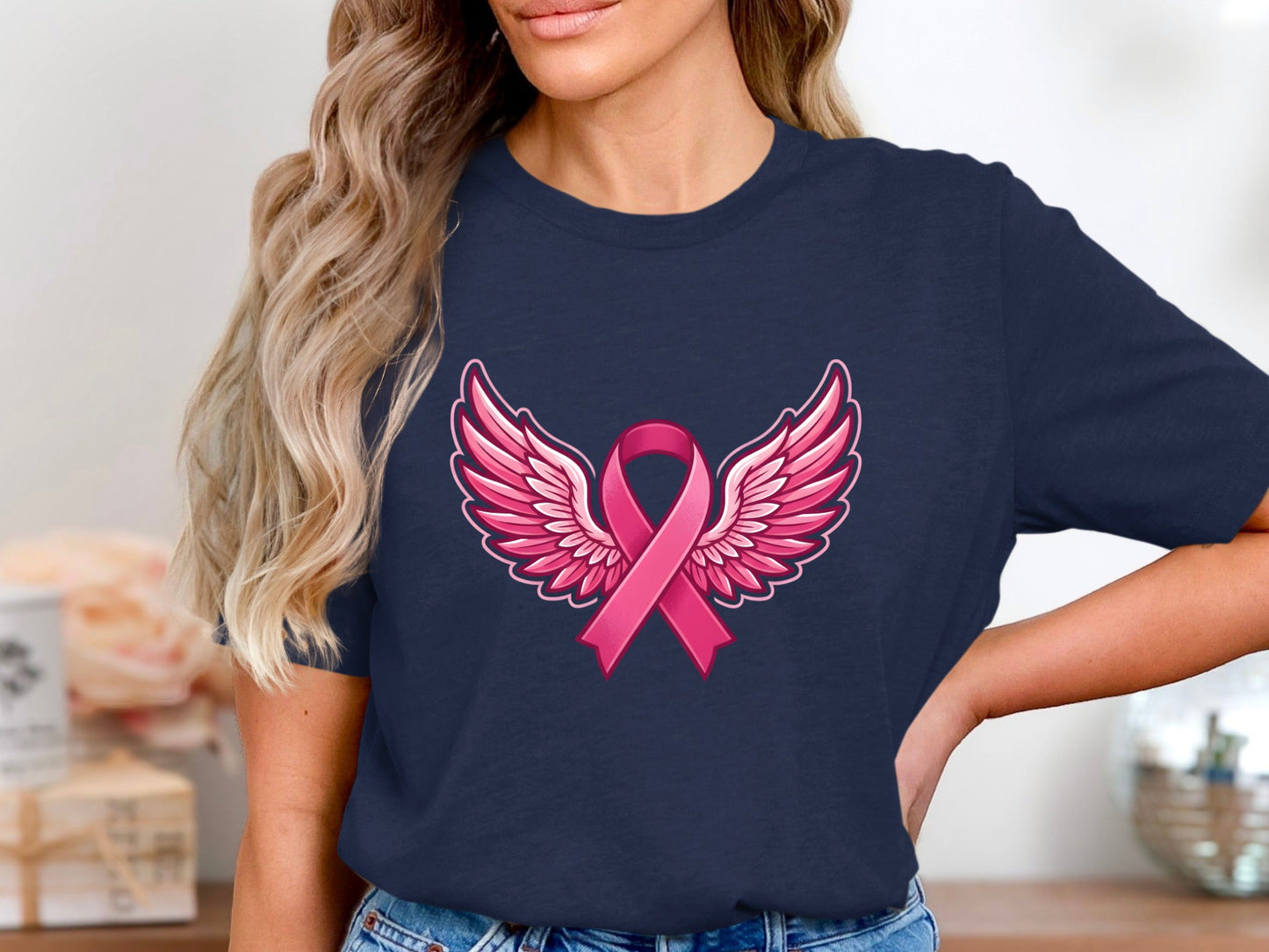 Pink Ribbon Wings of Hope T-Shirt