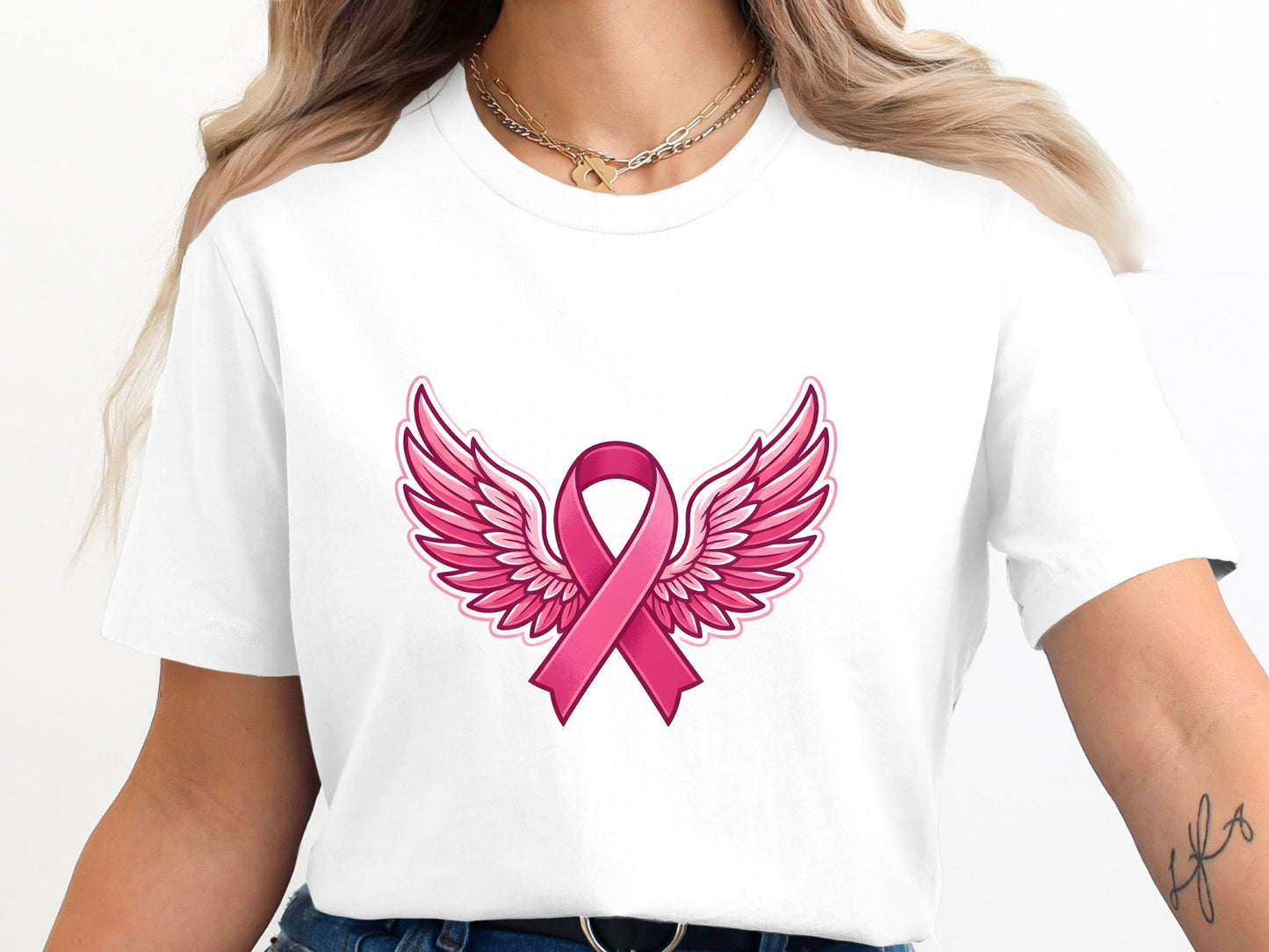 Pink Ribbon Wings of Hope T-Shirt