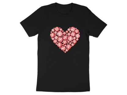 Baseball Heart Love The Game Graphic T-Shirt