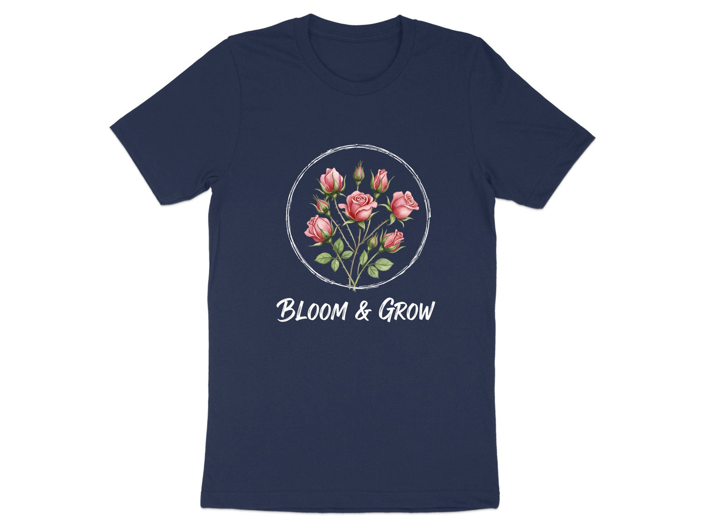 Bloom & Grow Rose Wreath T-Shirt