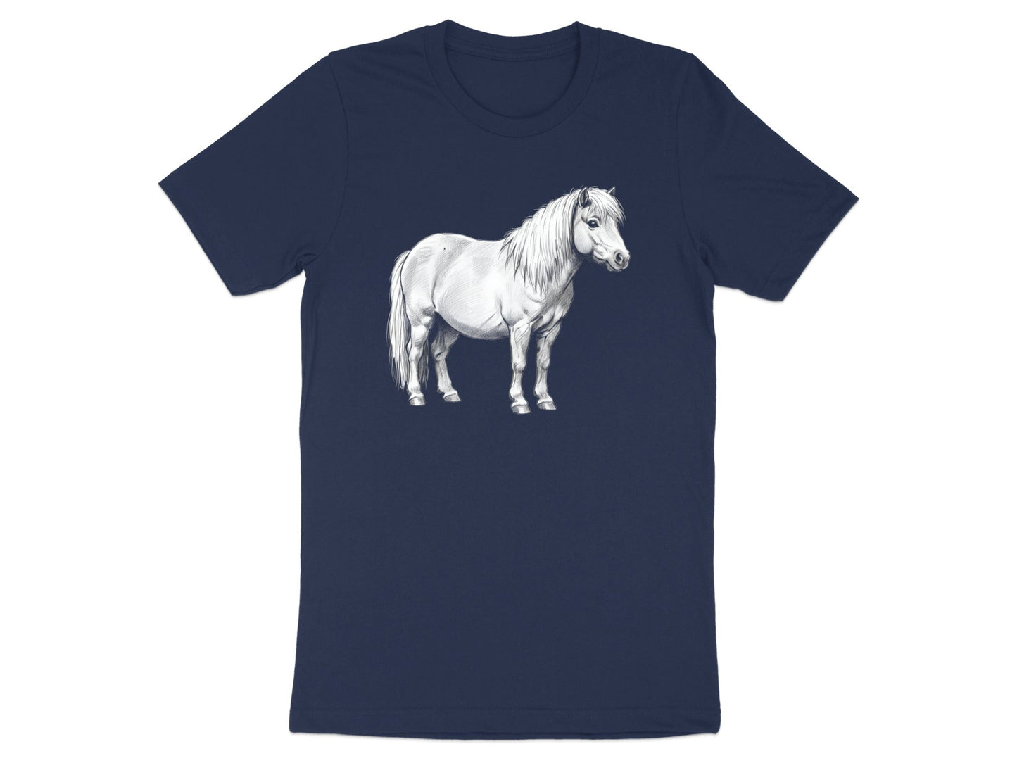 Pony Pencil Sketch Men's Graphic Tee