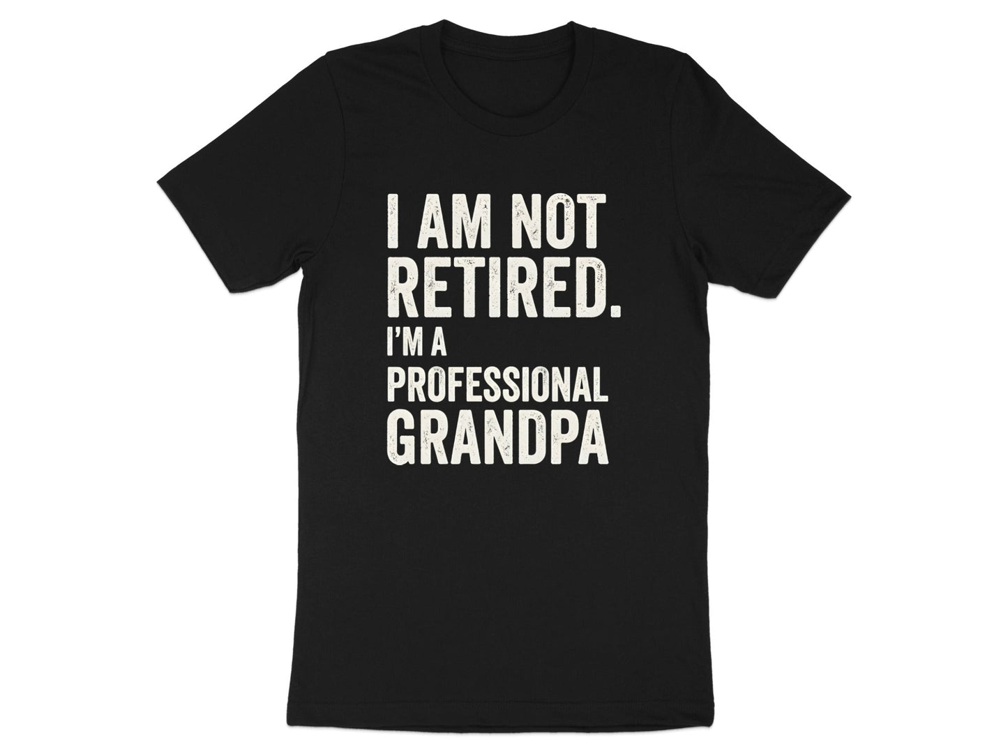 Professional Grandpa Funny Novelty Quote Tee