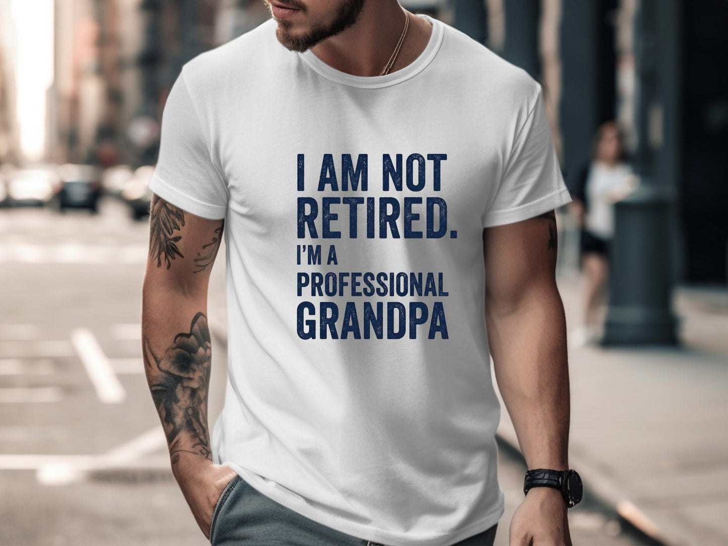 Professional Grandpa Funny Novelty Quote Tee