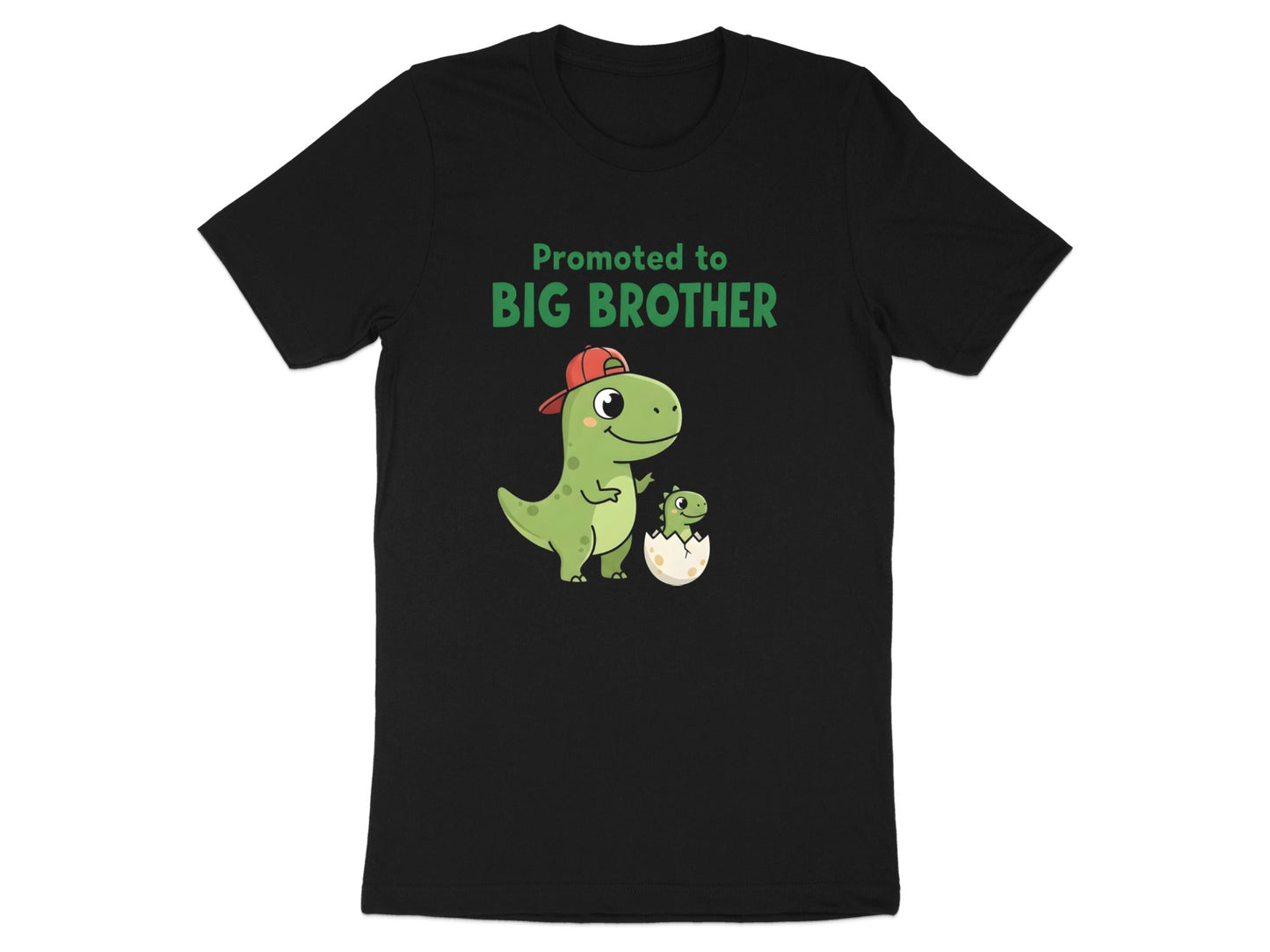 Promoted To Big Brother Dinosaur Graphic Tee
