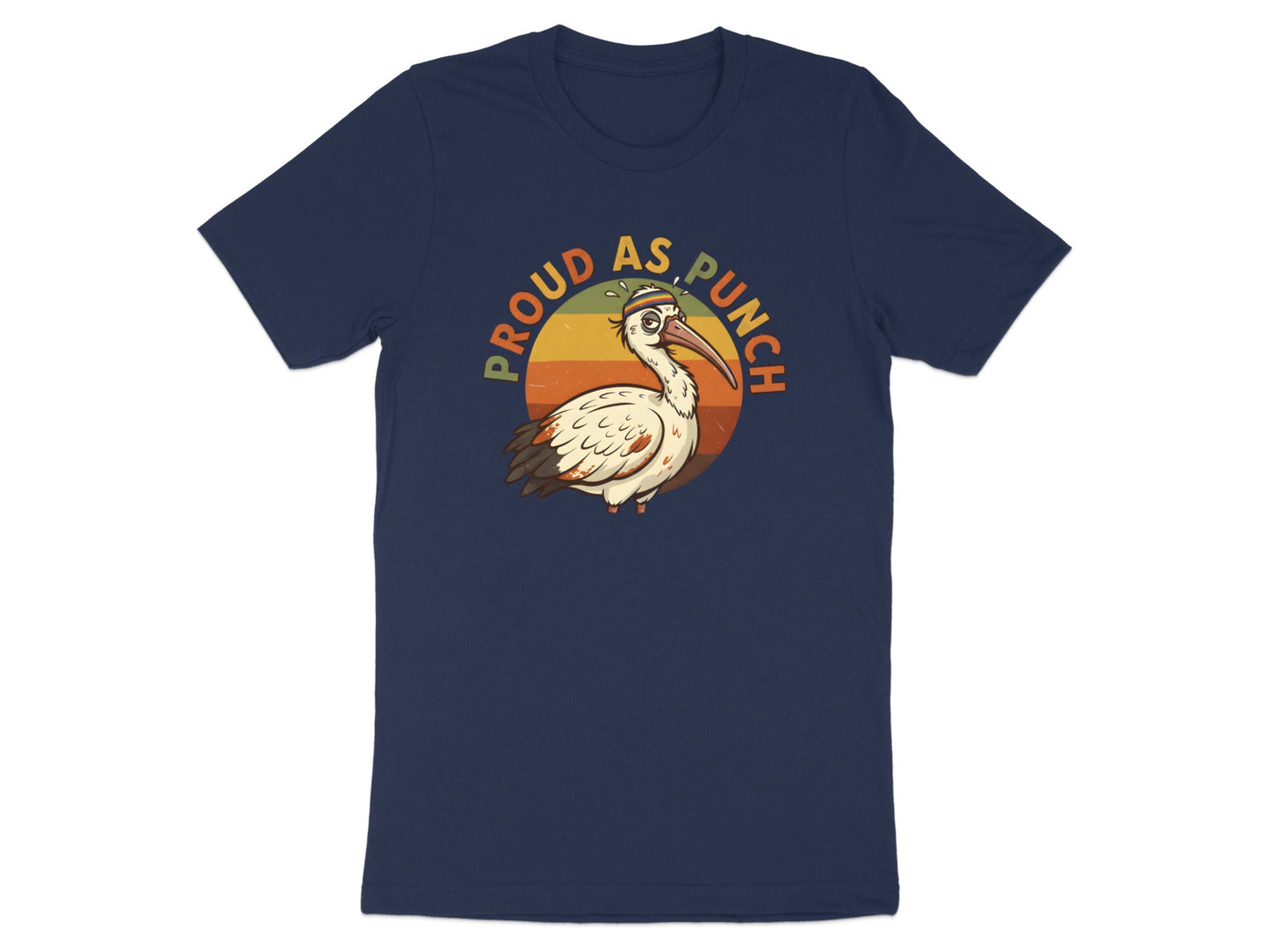 Proud As Punch Pelican T-Shirt - Black / Aussie Humor Pride
