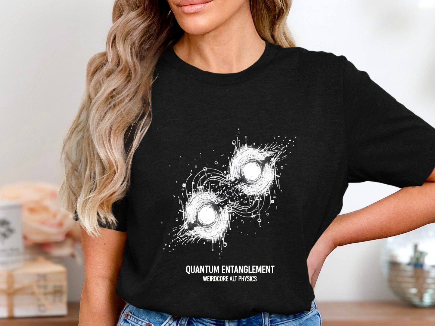 Quantum Entanglement Weirdcore Alt Physics T-Shirt
