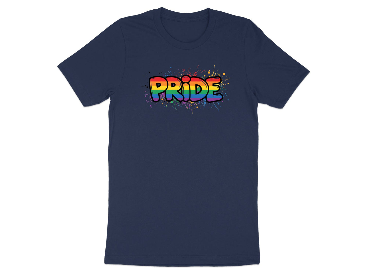 Rainbow Pride Splatter T-Shirt/ Streetwear Edition