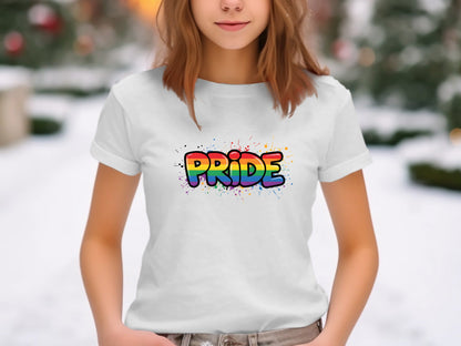 Rainbow Pride Splatter T-Shirt/ Streetwear Edition