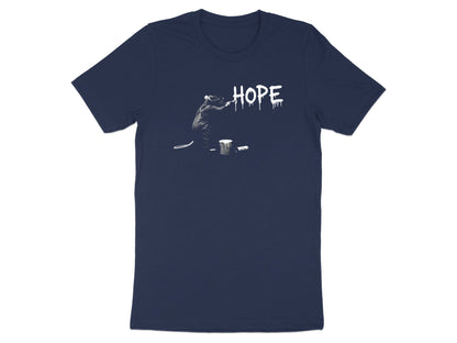 Rat Painting HOPE Urban Canvas Stencil Tee