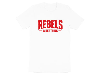 Rebels Wrestling Distressed Logo T-Shirt