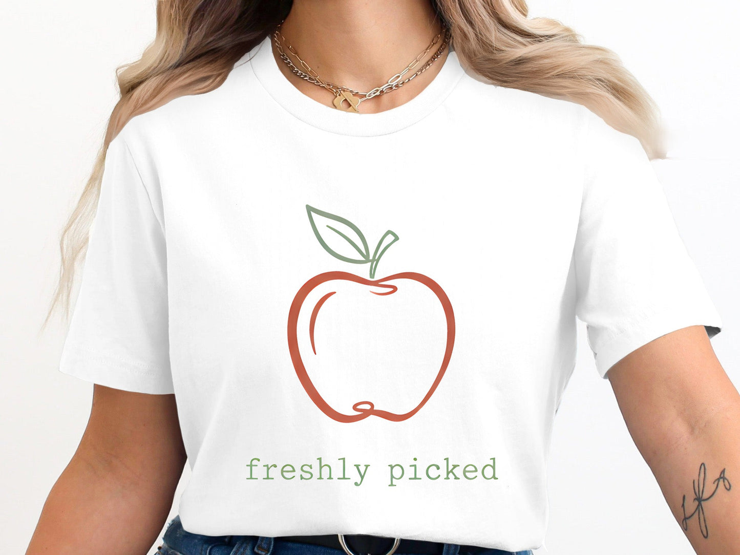 Freshly Picked Minimalist Apple T-Shirt
