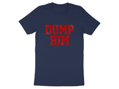 Red Distressed 'Dump Him' Graphic T-Shirt