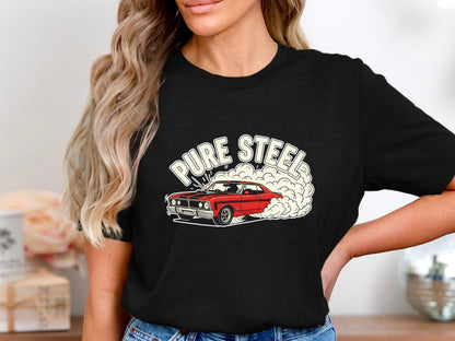 Pure Steel Aussie Muscle Burnout T-Shirt