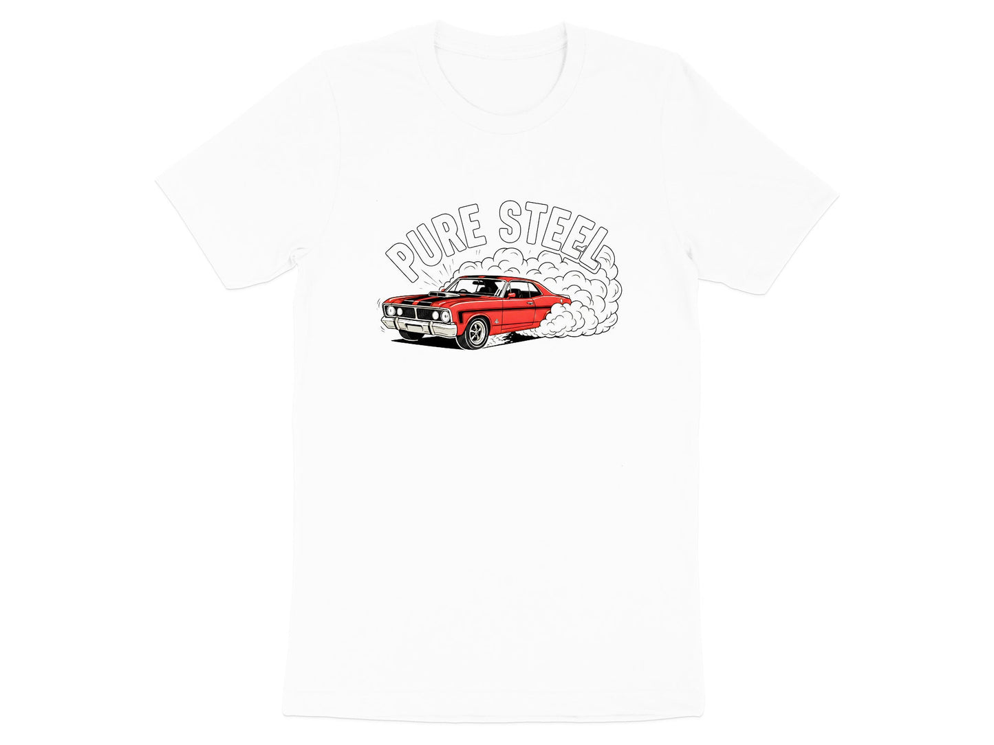 Pure Steel Aussie Muscle Burnout T-Shirt