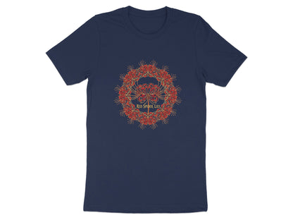 Sacred Red Spider Lily Mandala T-Shirt
