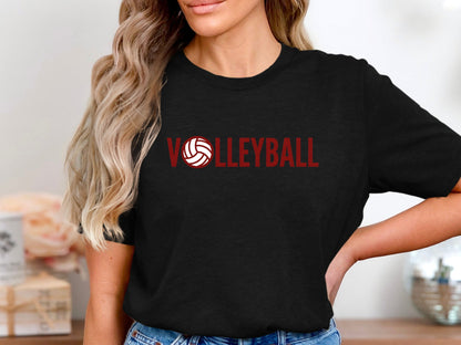Classic Volleyball Wordmark Graphic T-Shirt