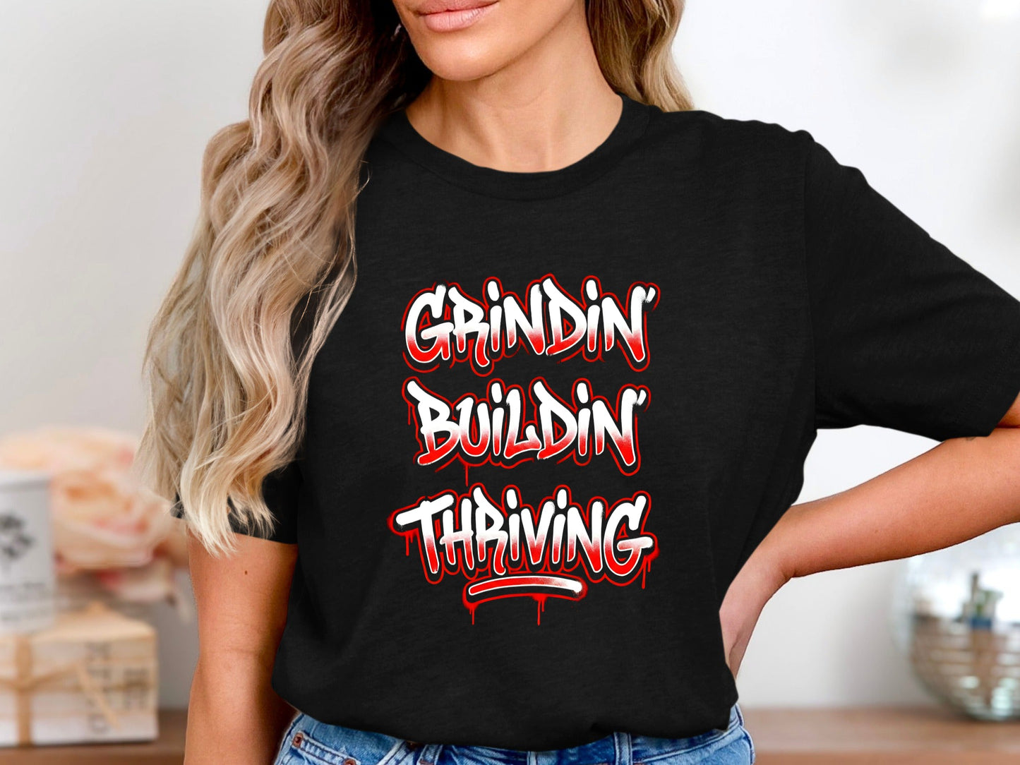 Grindin' Buildin' Thriving Graffiti Art T-Shirt