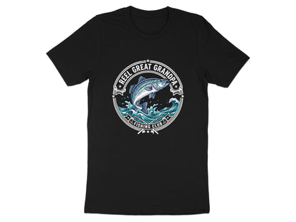Reel Great Grandpa Funny Fishing Graphic Tee