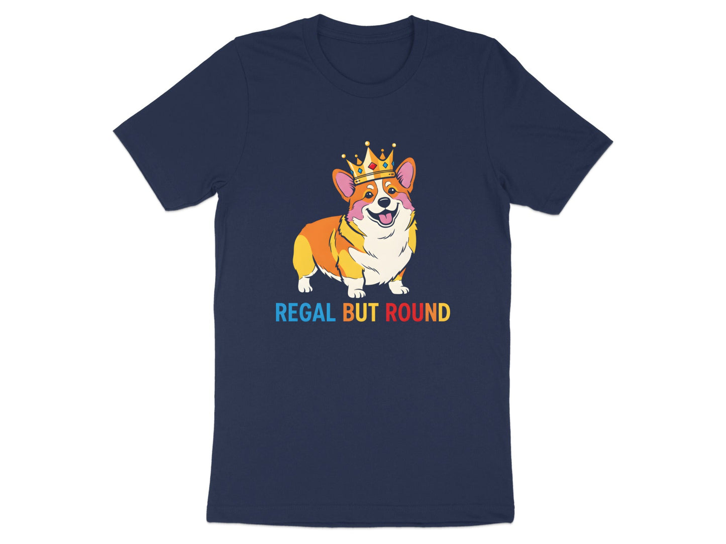 Regal But Round Corgi Crown GraphicTee