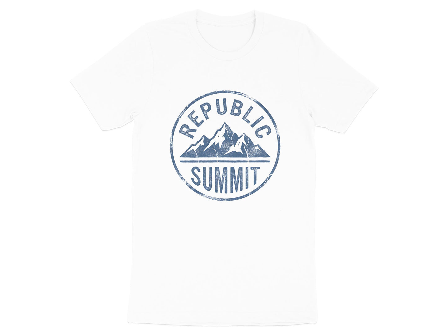 Republic Summit Vintage Distressed Mountain Stamp T-Shirt