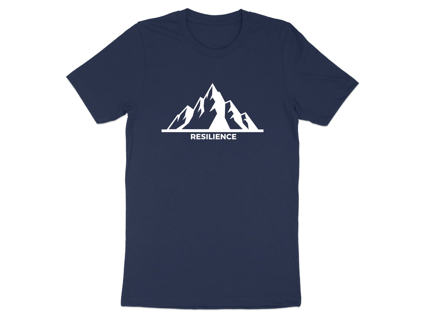 Resilience Mountain Peak Typographic Tee