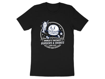Retro Burgers & Shakes Classic Diner Men's Tee