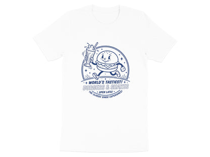 Retro Burgers & Shakes Classic Diner Men's Tee