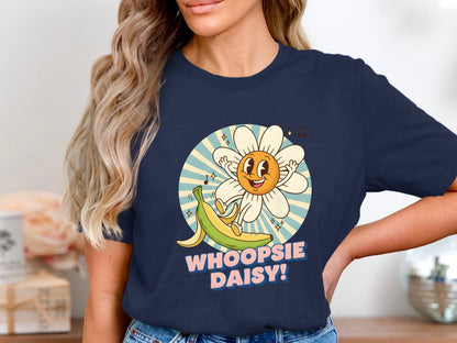 Whoopsie Daisy Vintage Cartoon Graphic T-Shirt