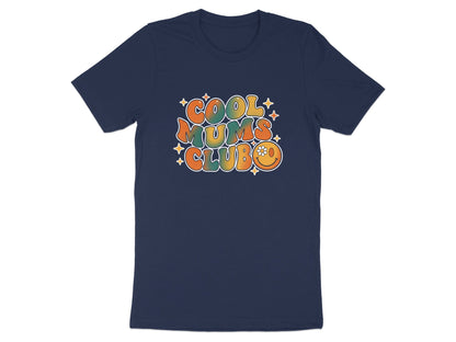 Cool Mums Club Retro Groovy Tee - 70s Smiley Face Shirt