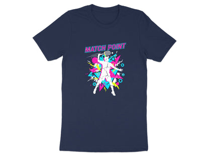 Match Point Retro 80s Tennis T-Shirt